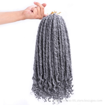 New Products Hairstyle Pre Twisted Bomb Curly Crochet Hair 16inch Ombre Color Spring Twist Crochet Twist Braid Hair For Women